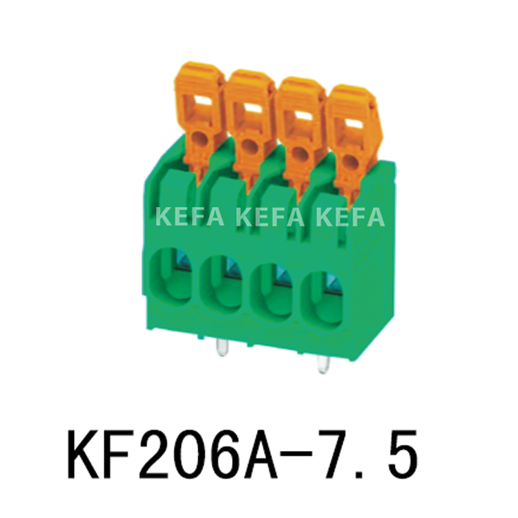 KF206A-7.5 Spring type terminal block