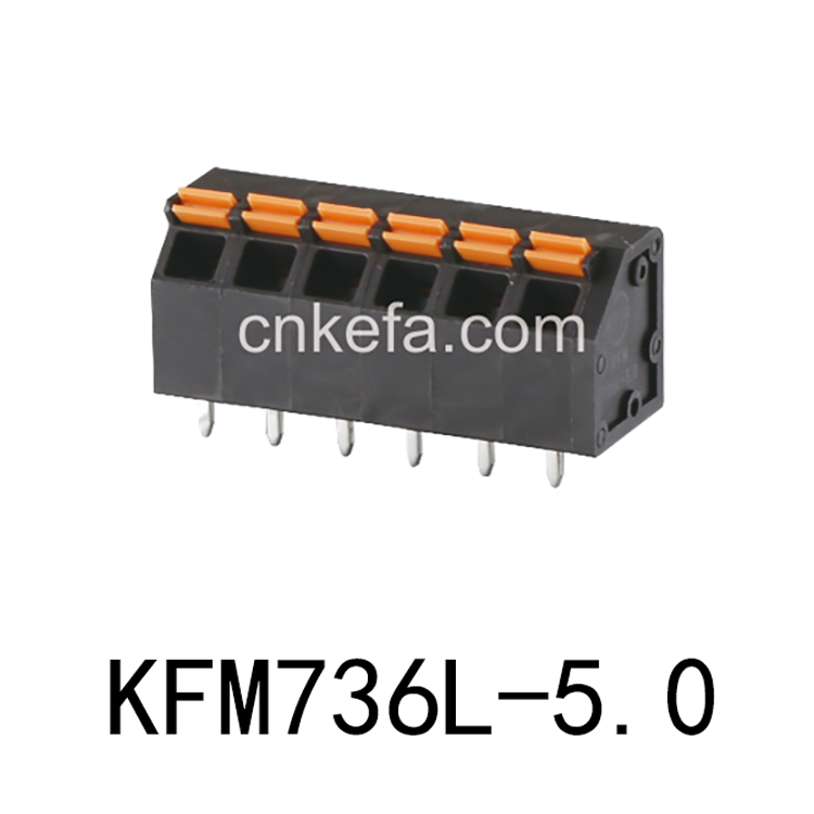 KFM736L-5.0 Spring type terminal block