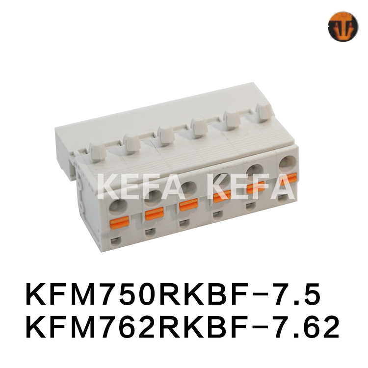KFM750RKBF-7.5/KFM762RKBF-7.62 Pluggable terminal block
