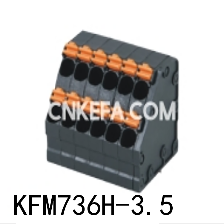 KFM736H-3.5  Spring type terminal block