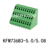 KFM736B3-5.0/5.08 Spring type terminal block