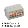 KFM350A-3.5/ KFM381A-3.81 Pluggable terminal block
