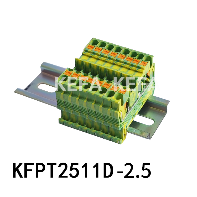 KFPT2511D-2.5 Din rail terminal block