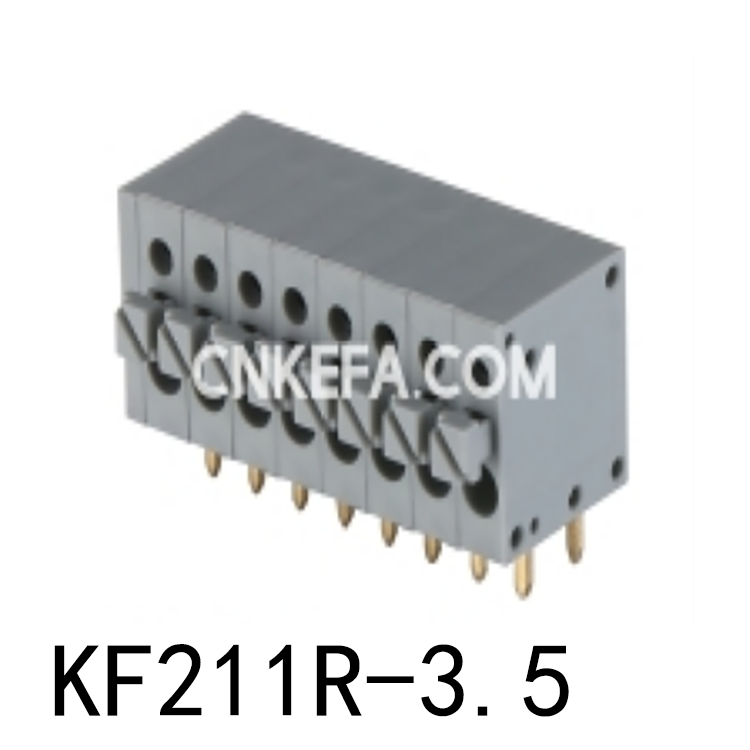 KF211R3.5 Spring type terminal block Buy Product on CIXI KEFA ELECTRONICS CO., LTD.